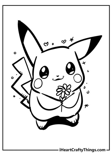 Pikachu Coloring Pages (Free Printables for All Ages)